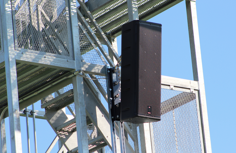 Each of the football practice fields are covered by a One Systems 312/HC sound reinforcement system installed by Memphis-based Audio Communications Consultants.  