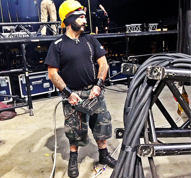Vincent "Vinnie" Perreux on the job.