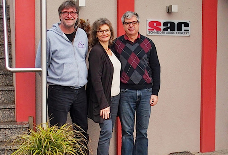 SAC's Christian Muhm, Nicoletta Schneider and Leopold Schneider.