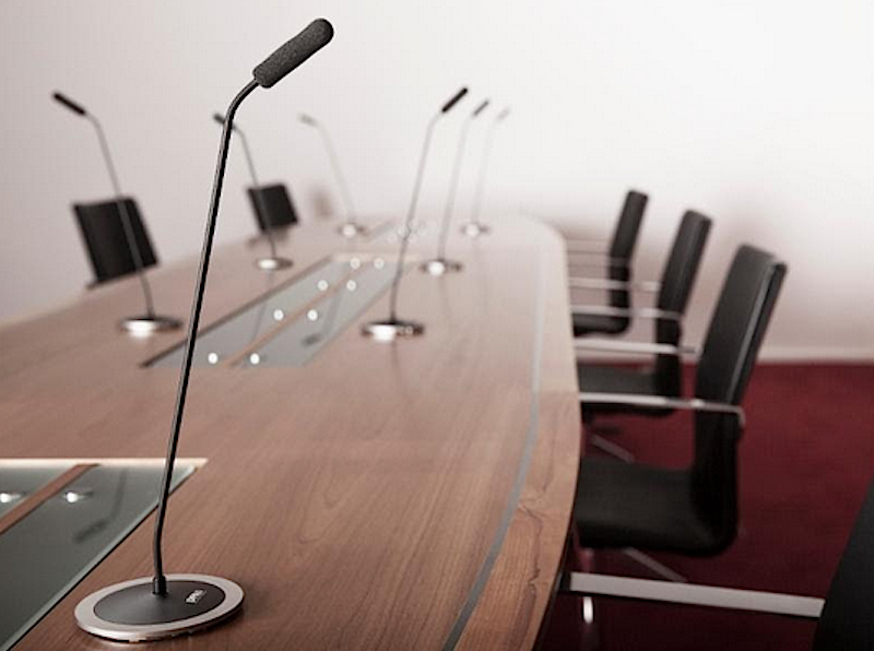 The company’s new Microphone Base for its d:screet Podium Microphone brings sleek, Scandinavian design to the corporate and AV market.