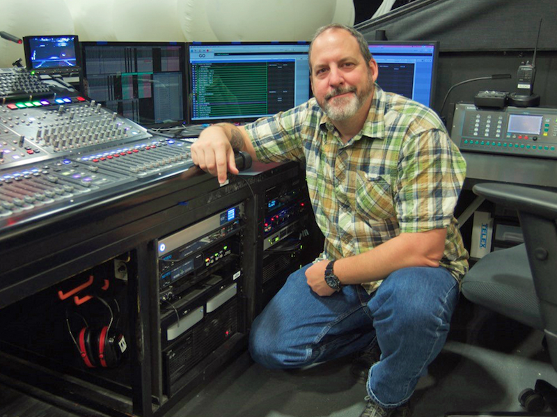 Tony Pittsley is the sound supervisor for Blue Man Group Orlando.