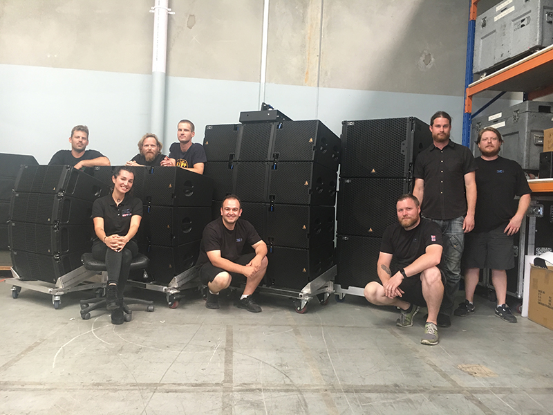 Eighth Day Sound Australia's team with newly acquired Adamson inventory