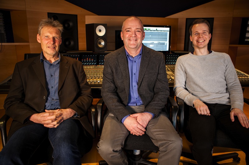 John Hourihane, director of product management; Richard Ferriday, product manager, live; and Andy Jackson, product manager, studios.