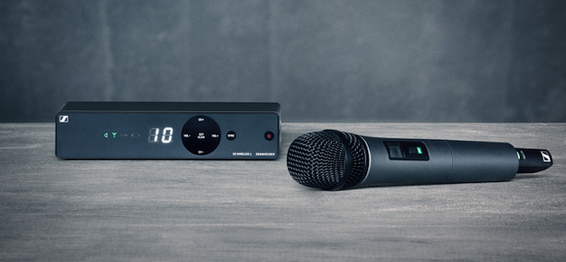 Available now: the new Sennheiser XS Wireless 1 series. Pictured is the Vocal Set.