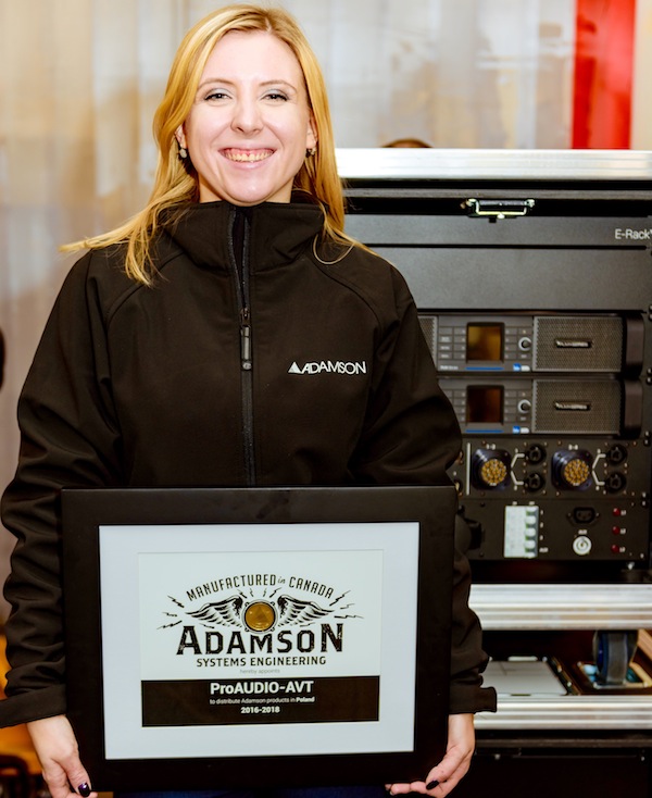 Dominika Zając, ProAudio-AVT’s product manager for Adamson.