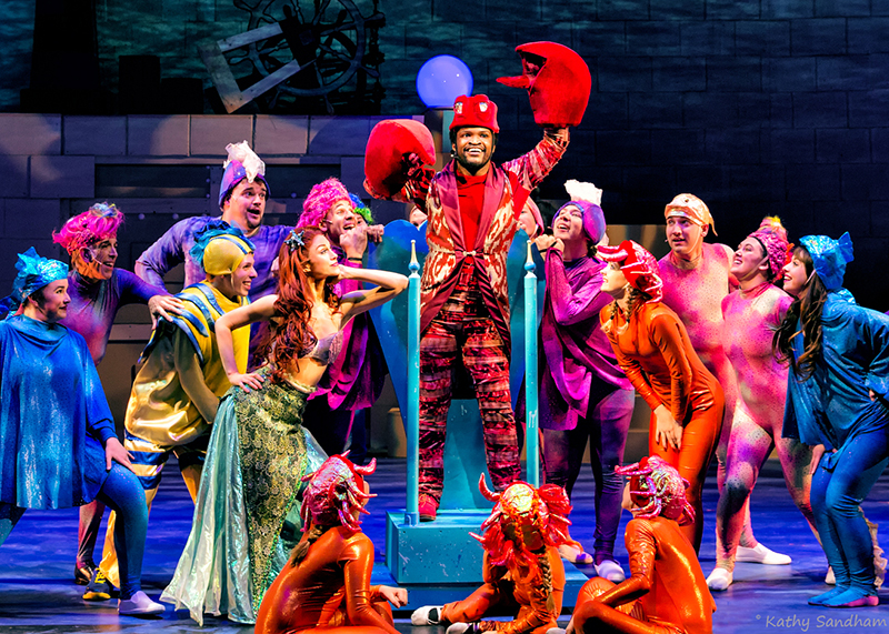 Twenty-six of The Little Mermaid’s 30 cast members were on Lectrosonics wireless mics. Photo by Kathy Sandham