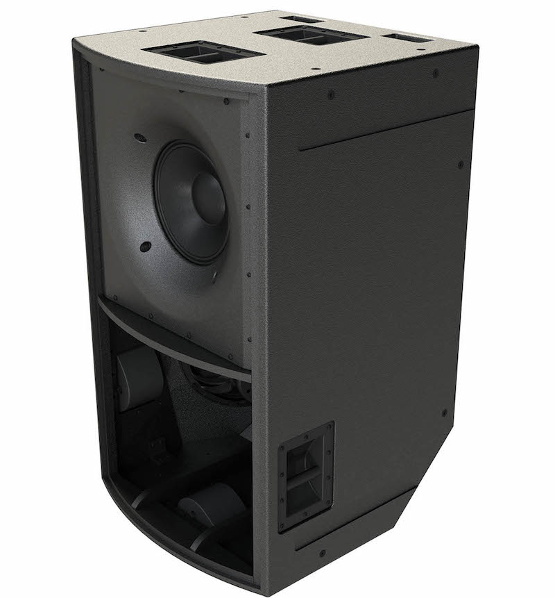 The new SM-80F combined Synergy Horn loudspeaker and Tapped Horn subwoofer.