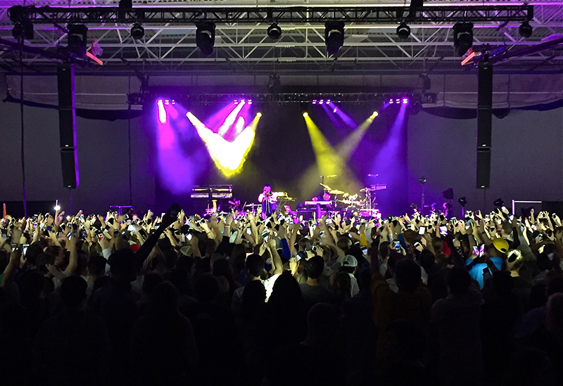 The concert took place April 21.