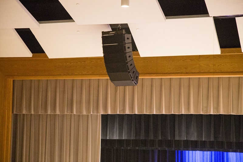 The Centene Center Performing Arts Theatre in Farmington, Missouri, featuring ShowMatch™ DeltaQ™ components from Bose Professional.