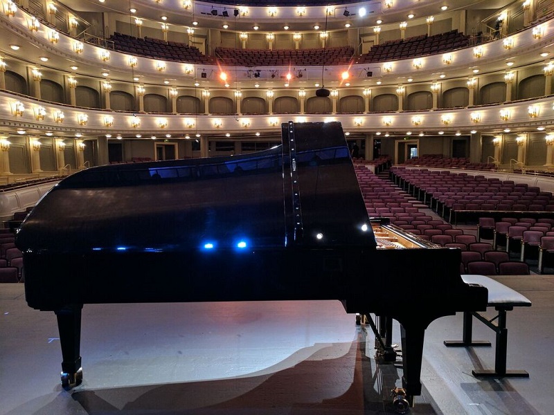 Tom Lazarus hung three d:dicate 4006’s in a Decca Tree configuration for the piano and two d:dicate 4006’s in the house for surround. He also used one DPA d:mension 5100 Mobile Surround Microphone downstage center and hung up to 30 DPAs (4006, 4015, 2006, 4098, 4060) in multiple configurations as the competition progressed.