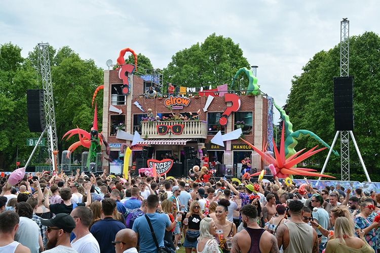 Reinforcing the sound for headliners Eats Everything and Patrick Topping on May Bank Holiday Sunday was James Jewry from Cheshire-based Soundteks, who brought in Manchester based VME with their award-winning Martin Audio MLA and MLA Compact loudspeaker arrays.
