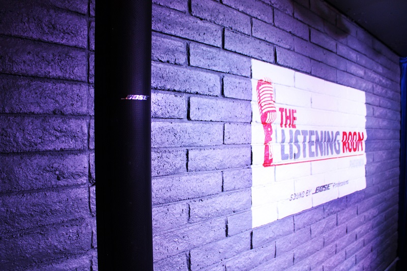 The Listening Room Phoenix features the L1® Model II portable sound system from Bose. Photo credit: Sidebar Photography.
