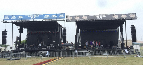 Lone Star Jam Stages with dB Technologies' VIO L210 Line Arrays and S318 Subs