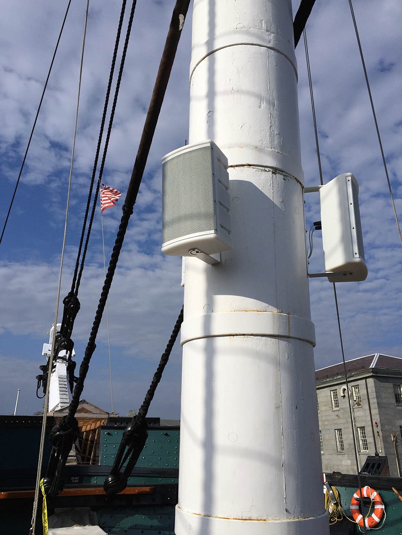 Danley Go-2-8CS on the USS Constitution