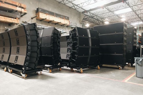 The rescaled system is accessible for both permanent installation as well as touring applications from small theatres to large stadium productions.