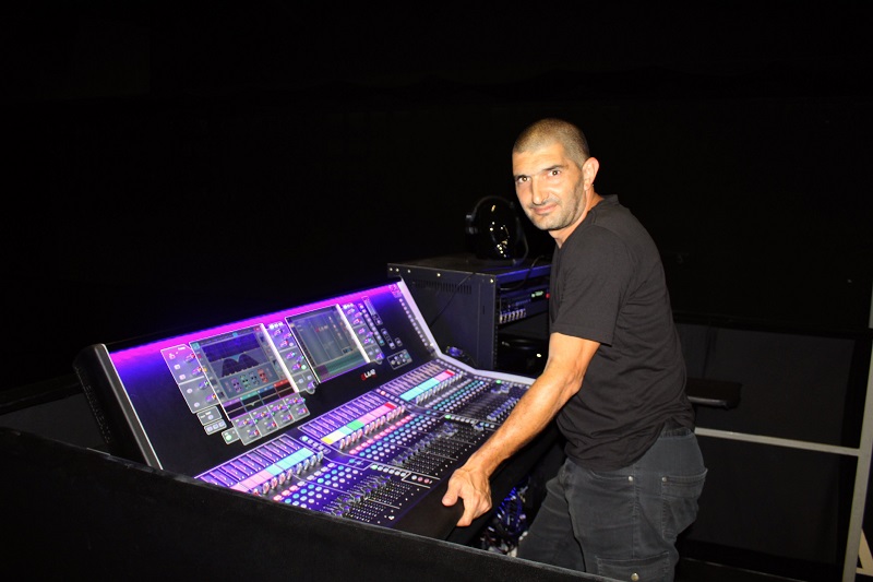 dLive at FOH and with Cedric Turco