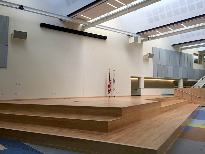 Hanscom Middle School Stage