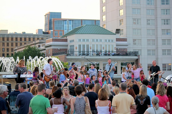 Monona Terrace rooftop concert