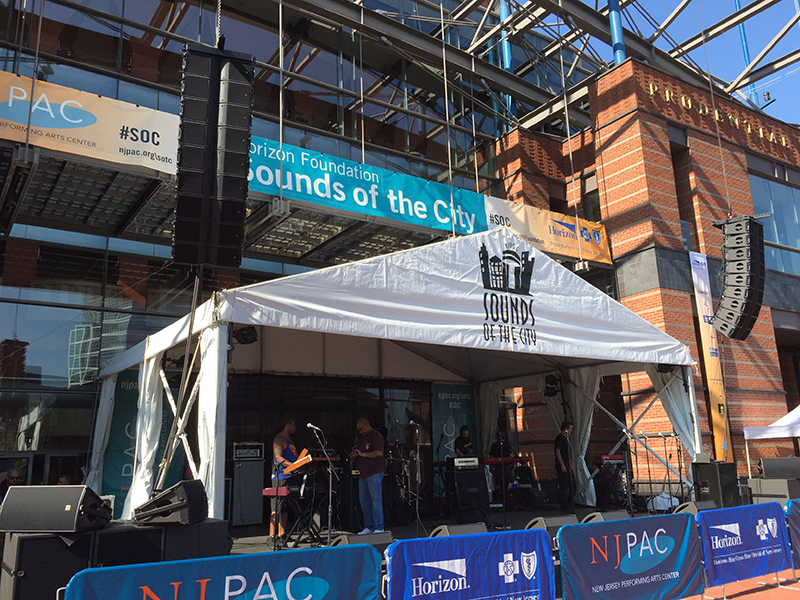NJPAC’s “Sounds of the City” concert series offers free-to-the-public live music performances every Thursday from July 6 to Aug. 24