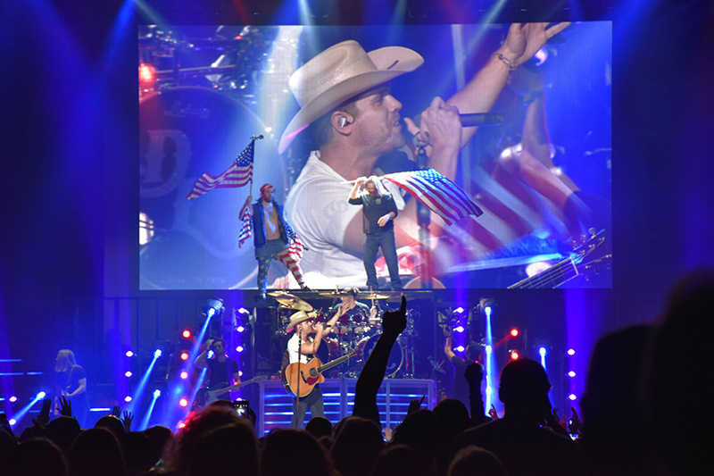 Dustin Lynch performed along with Chris Lane when Florida Georgia Line came to the Greensboro Coliseum in Greensboro, NC in late March.