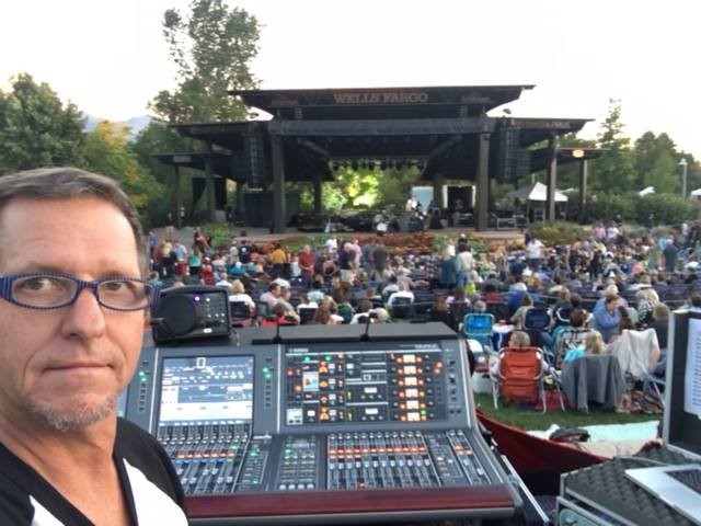 Doug Kimball at FOH with Tears for Fears