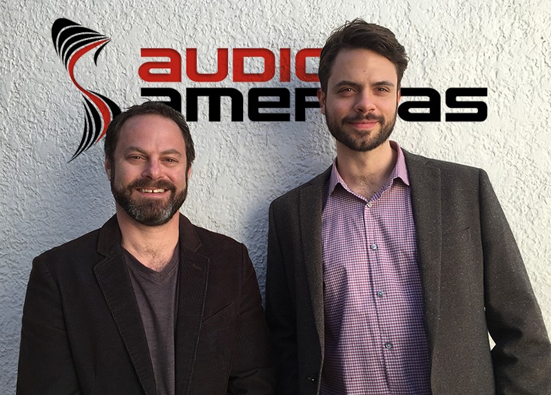 Audio America’s Matthew Garfein (left) and Sean Goldcamp (right).
