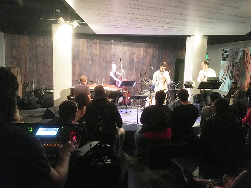 Daniel Rotem Group performs, mixed on Allen & Heath’s Qu-32.