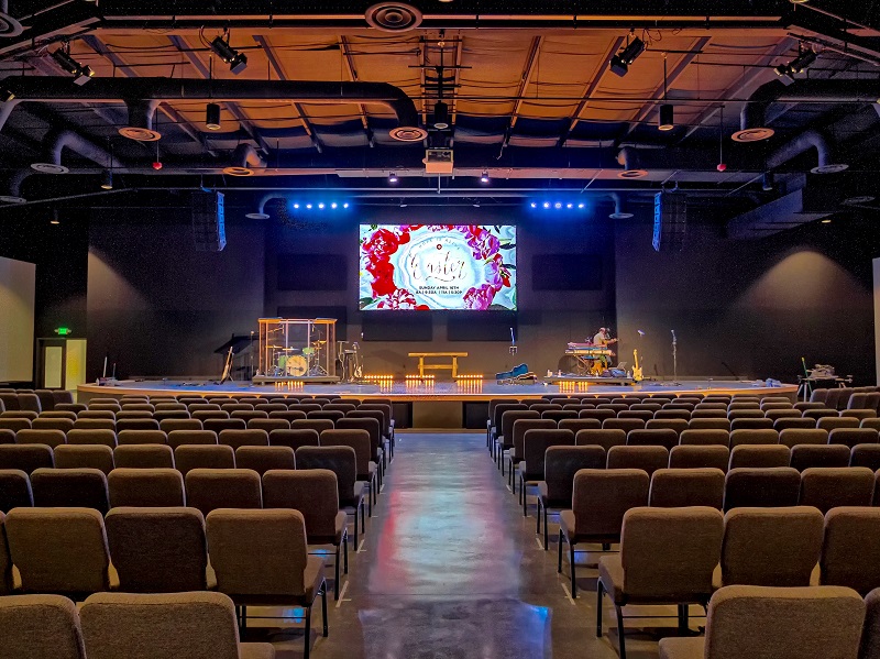 Adamson products are deployed in world-class houses of worship around the globe, including Grace Church in Orlando, FL.
