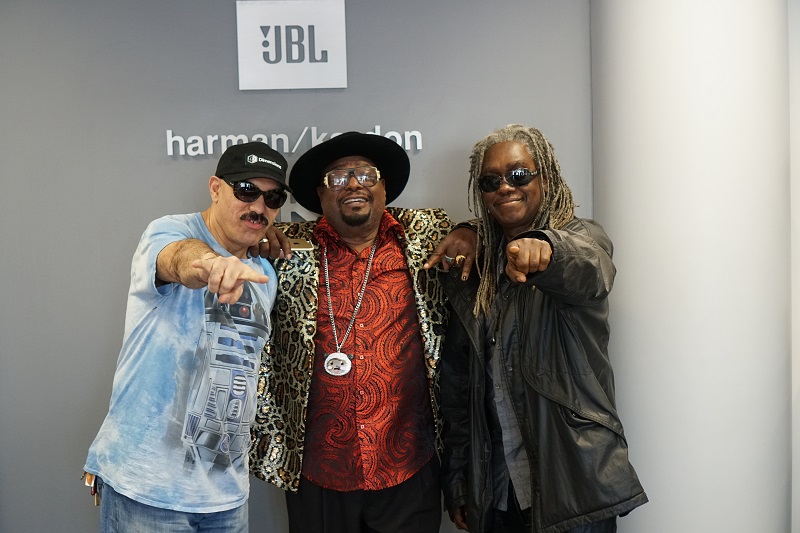 George Clinton (Center) with Parliament-Funkadelic Band