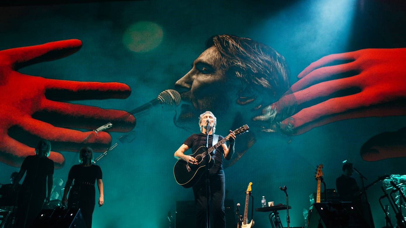 Armed with a 10-piece band, the former Pink Floyd frontman has been treating sell-out audiences to epic tracks from the band's back catalog, performing hits from Dark Side of the Moon, The Wall, Animals, and Wish You Were Here, to name just a few.