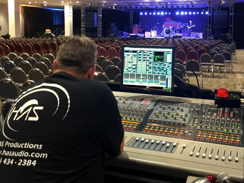 The Bender Theater Stage Jay Seasly FOH Console
