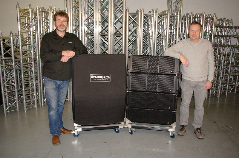 L-R Steve Robb Managing Director of Live System and Derek Blair, director of the Warehouse