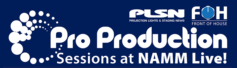 The educational offerings include Pro Produciton seminars sponsored by PLSN and FOH magazines.