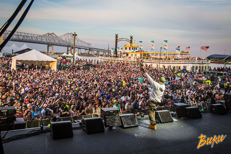 The Buku Music & Art Project in New Orleans.