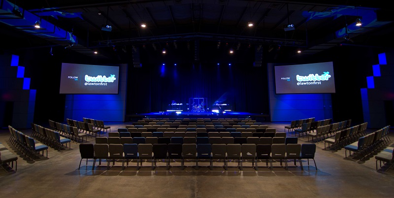 Lawton Youth Auditorium NEXO GEO S1
