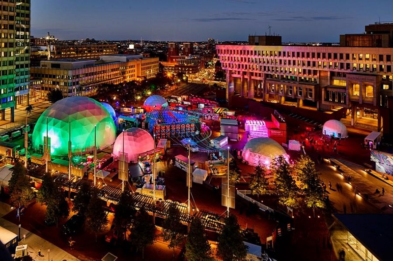 Founded in 2014, HUBweek is a collaboration between The Boston Globe, Harvard University, Massachusetts General Hospital and MIT. Boston-based High Output Inc., the designated audio-visual production company for the event, partnered with VUE to provide complete audio services for the largest of the domes and the main stage.