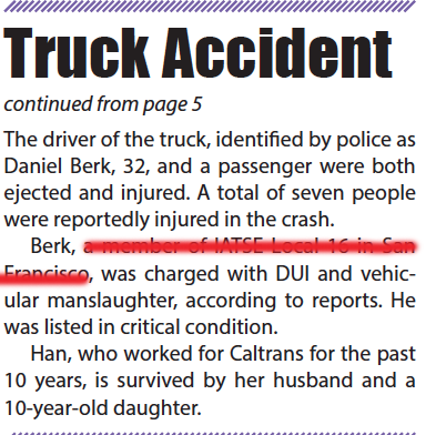 Reader Alert - this news story printed in FOH Dec. 2017, was incorrect.