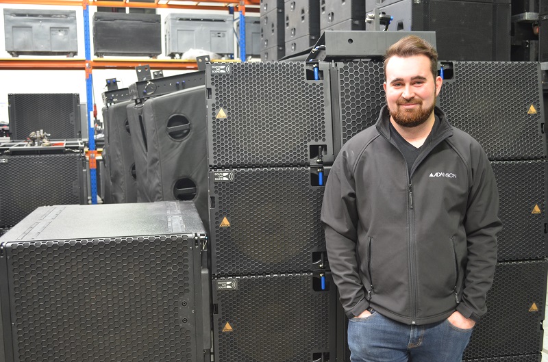 FOH Engineer Liam Clifford