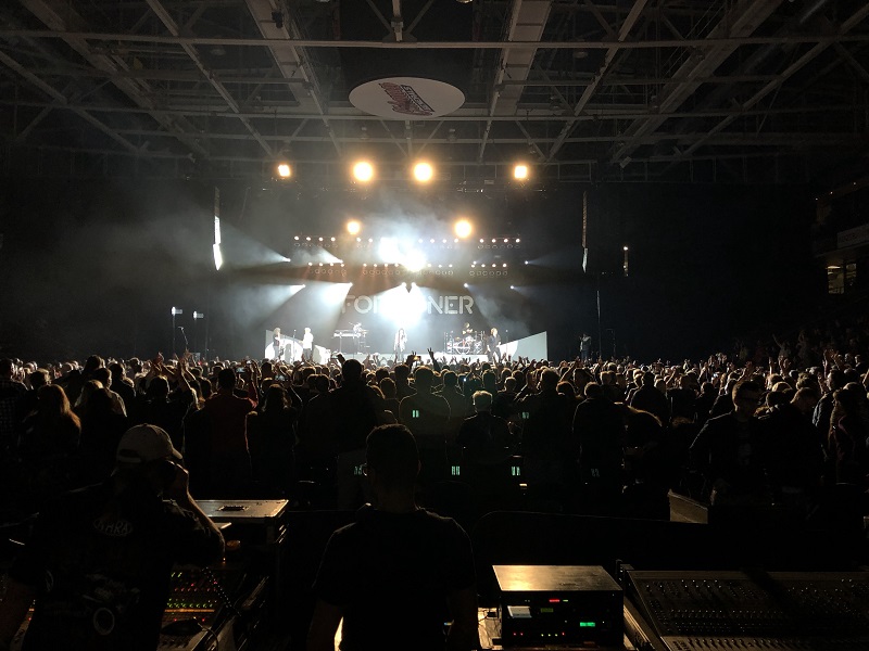 The PA Shop's Adamson system supporting Foreigner in London, Canada
