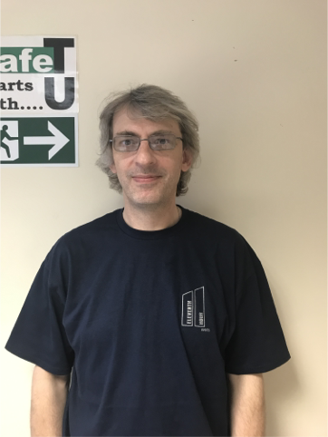 Simon Baker, Warehouse Manager