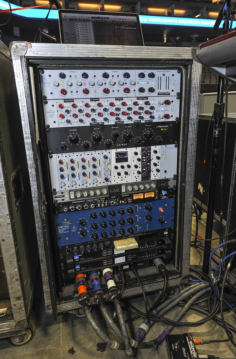KATY PERRY   FOH OUTBOARD RACK by Steve Jennings