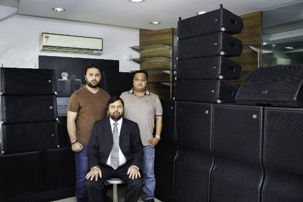 Pictured here, from left, are Rajat Thakur, R.K. Thakur and Nitin Thakur.