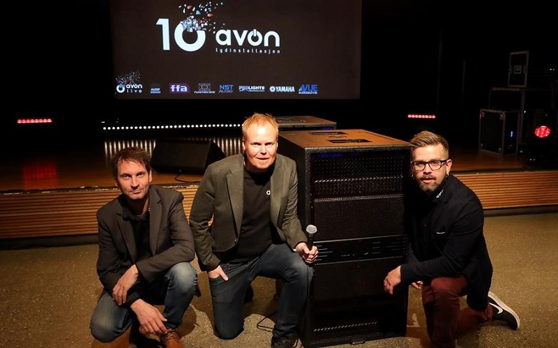 For a week the end of last year, the scene at avon in Trondheim Norway looked more like a live music festival than corporate event as VUE’s distributor, installer and live sound company celebrated 10 years in business.