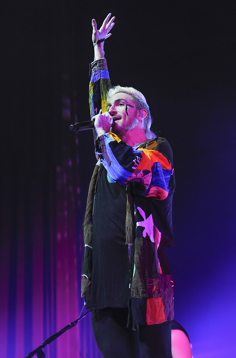 WALK THE MOON NICK PETRICCA 1 by Steve Jennings