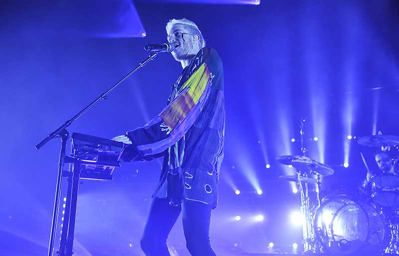 WALK THE MOON NICK PETRICCA 2 by Steve Jennings