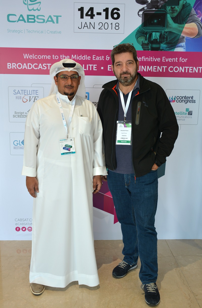 Ali H. Al Roumi, Managing Director at Romco, and Alexander Nemes, Head of Sales at Stage Tec