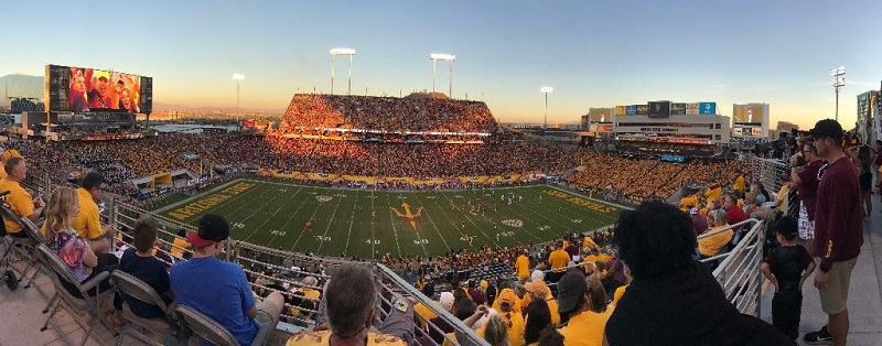 The reinvention of the ASU football stadium is assisted by a sound reinforcement system featuring EAW Adaptive.