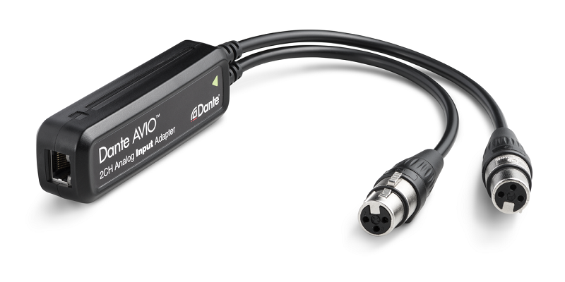 Dante AVIO 2CH Analog Input Adapter