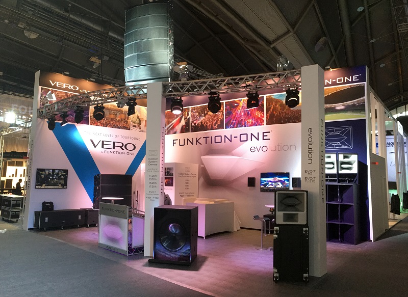 Funktion-One trade show booth