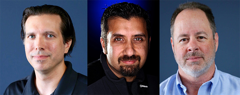 Jim Boitnott, Rick Naqvi and Bret Costin